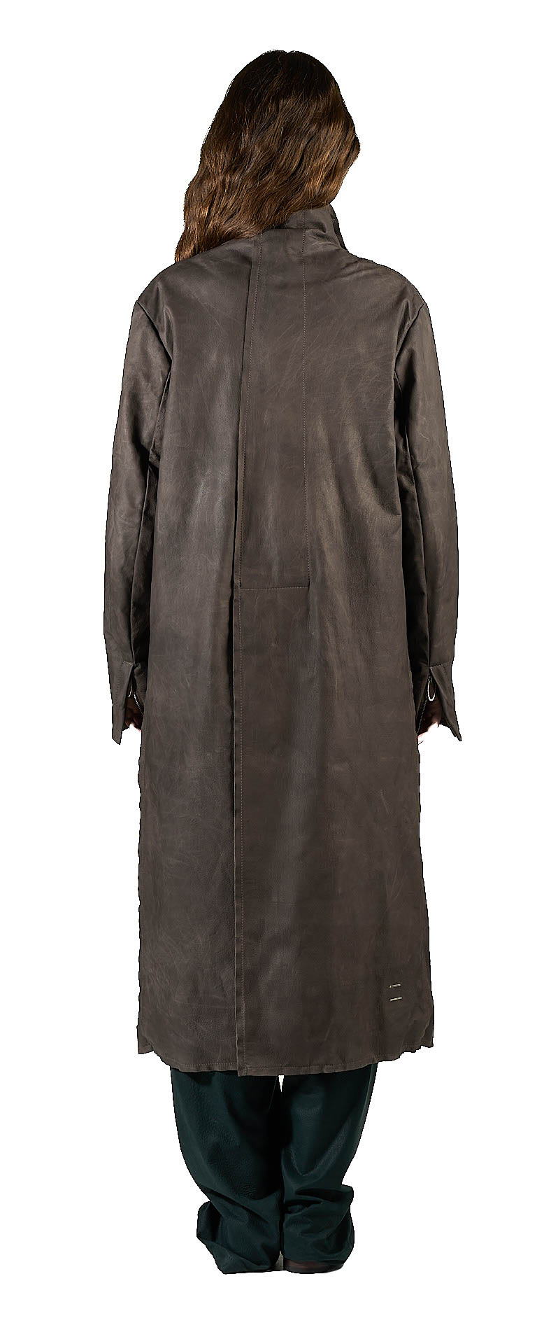 DANIELE BASTA LEATHER AND SILVER JACKET
